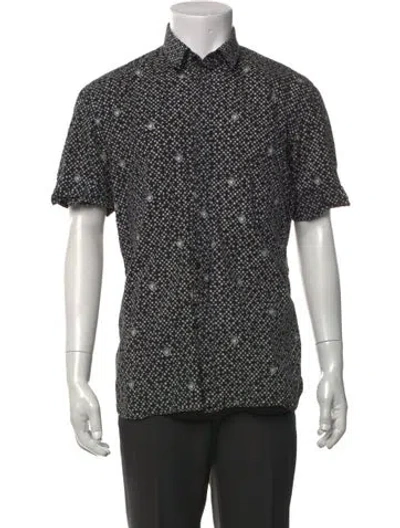 Pre-owned Dolce & Gabbana Printed Short Sleeve Shirt In Green