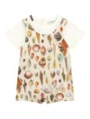 Dolce & Gabbana Printed Shorties In Neutral