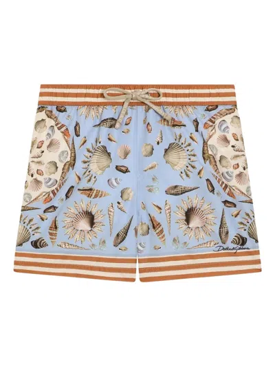 Dolce & Gabbana Babies' Printed Shorts In Blue