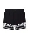 Dolce & Gabbana Printed Shorts In Blue