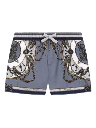 Dolce & Gabbana Babies' Printed Shorts In Blue