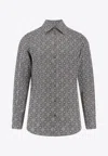 Dolce & Gabbana Private Wardrobe Long Sleeves Shirt In Gray