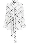 Dolce & Gabbana Polka-dot Long-sleeved Pajama Shirt