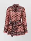 Dolce & Gabbana Silk Twill Pajama Shirt Dg Logo