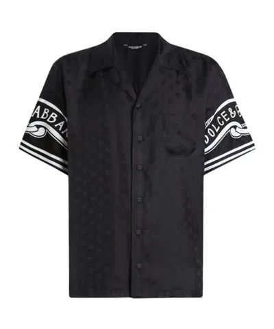 DOLCE & GABBANA DOLCE  GABBANA BANDANNA PRINTED DENIM SHIRT