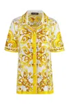 DOLCE & GABBANA PRINTED SILK SHIRT