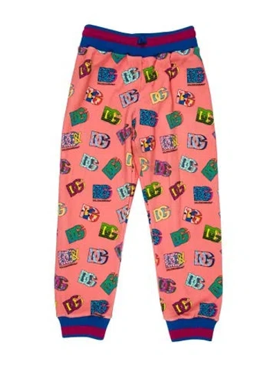 Pre-owned Dolce & Gabbana Printed Skinny Leg Pants W/ Tags In Pink
