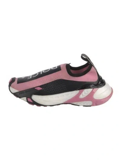 Pre-owned Dolce & Gabbana Printed Sneakers In Pink