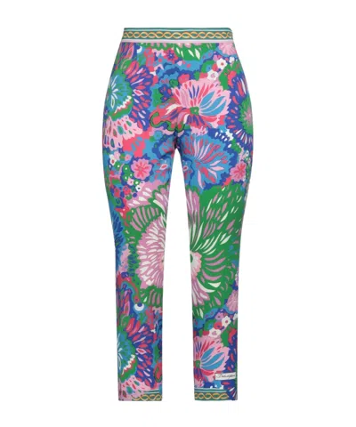 Dolce & Gabbana Printed Stretch Casual Pants In Multi