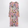 Dolce & Gabbana Floral Midi Dress In Blend