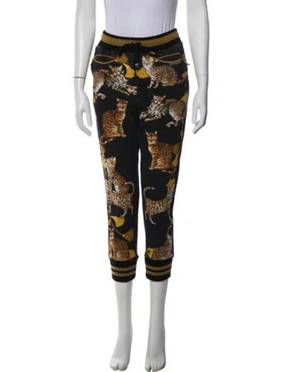Pre-owned Dolce & Gabbana Printed Sweatpants In Multi