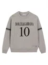 Dolce & Gabbana Printed Sweatshirt In Grey