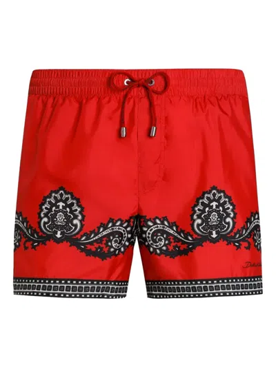 DOLCE & GABBANA PRINTED SWIM SHORTS