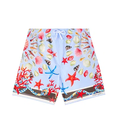 DOLCE & GABBANA PRINTED SWIM TRUNKS
