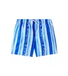 Dolce & Gabbana Bedruckte Badeshorts In Blau