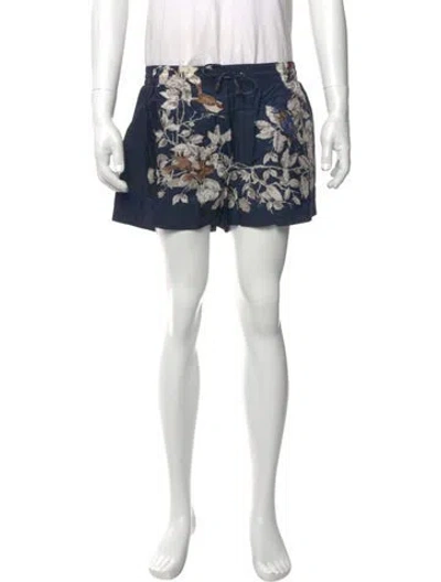 Pre-owned Dolce & Gabbana Printed Swim Trunks W/ Tags In Multi