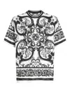 Dolce & Gabbana Maiolica T-shirt In Black
