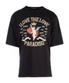 Dolce & Gabbana Printed T-shirt In Black