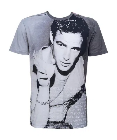 Dolce & Gabbana Printed T-shirt In Blue