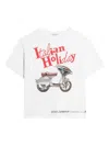 Dolce & Gabbana Italian Holiday Print Jersey T-shirt In White