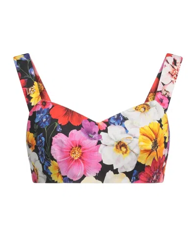 Dolce & Gabbana Printed Tops In Multicolor