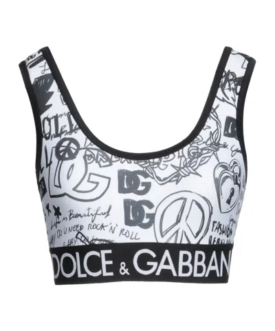 Dolce & Gabbana Printed Tops In Multi