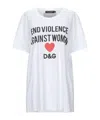 Dolce & Gabbana Printed T-shirt In White
