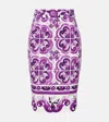 Dolce & Gabbana Printed Two-piece Set In Purple