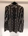 Dolce & Gabbana Printing Long-sleeved Shirt In Black