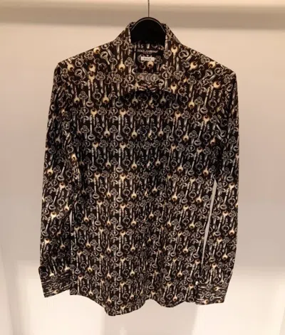 Dolce & Gabbana Printing Long-sleeved Shirt In Black