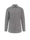Dolce & Gabbana Private Wardrobe Long Sleeves Shirt In Gray