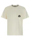 Dolce & Gabbana Pocketed Ribbed Neck T-shirt In Neutral