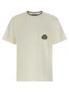 Dolce & Gabbana Pocketed Ribbed Neck T-shirt In Neutral