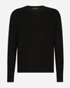 Dolce & Gabbana Crew-neck Sweater In Black