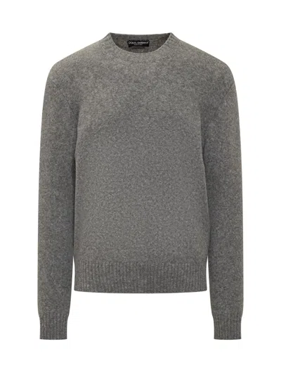 Dolce & Gabbana Pullover Crew Neck In Animal Print