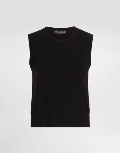 Dolce & Gabbana Pullover In Cashmere In Black