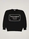 Dolce & Gabbana Wool Sweater In Nero
