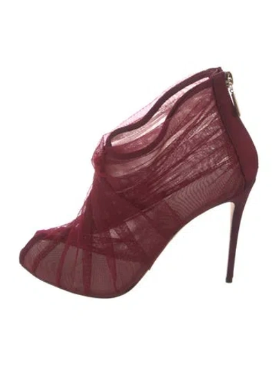 Pre-owned Dolce & Gabbana Pumps In Burgundy