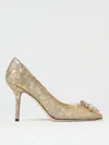 Dolce & Gabbana Pumps  Woman Color Gold In 金色