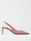 Dolce & Gabbana Mun 90 Polished Calfskin Slingback Pumps In Pink