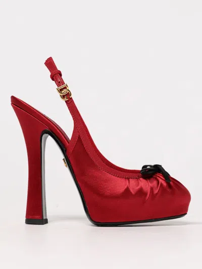 DOLCE & GABBANA PUMPS DOLCE & GABBANA WOMAN COLOR RED,G76311014