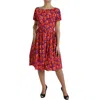 Dolce & Gabbana Purple Cotton Women's Dress In Multi