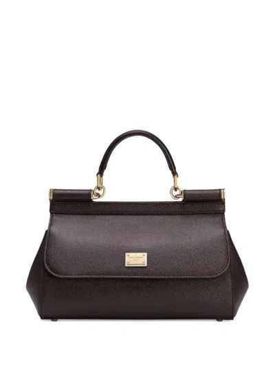 Dolce & Gabbana Purple Sicily Medium Satchel