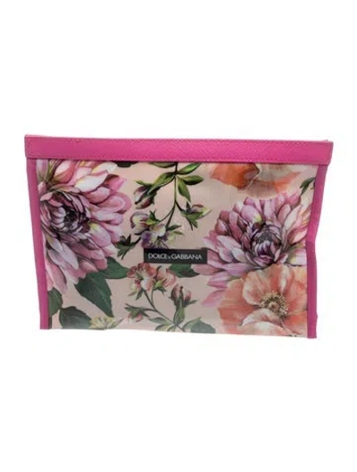 Pre-owned Dolce & Gabbana Pvc Clutch In Purple