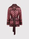 Dolce & Gabbana Silk Twill Pajama Shirt Dg Logo