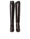 Dolce & Gabbana Python Leather Boot In Brown