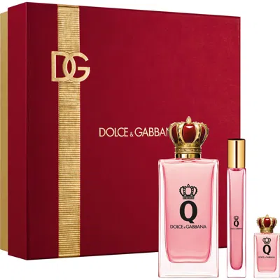 Dolce & Gabbana Q By Dolce&gabbana Eau De Parfum 3-piece Gift Set $207 Value In White