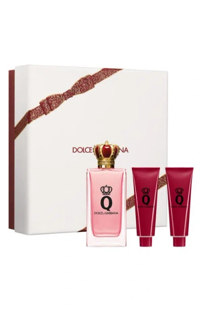 Dolce & Gabbana Q By Dolce&gabbana Eau De Parfum Set $187 Value In Transparent