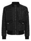Dolce & Gabbana Quilted Bomber Jacket In Black