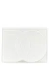 Dolce & Gabbana Quilted Calfskin Leather Crossbody Bag With Adjustable Strap In White